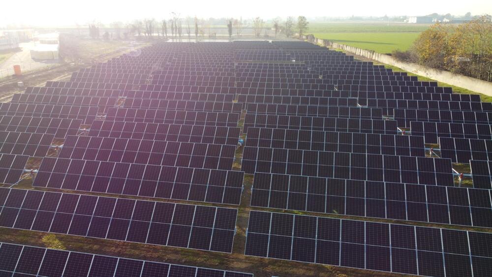 Impianto fotovoltaico Saint Gobain