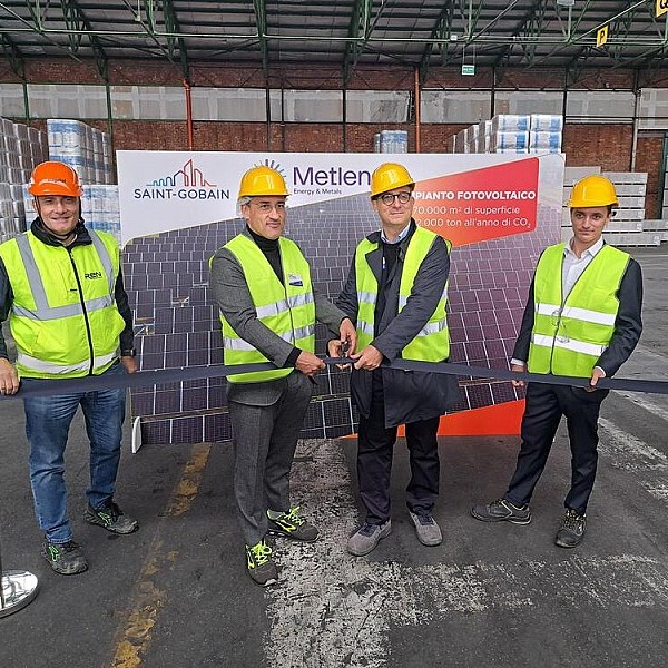 A Bologna è stato inaugurato un nuovo impianto fotovoltaico da Saint-Globain